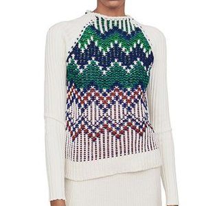 maje mimi zig-zag sweater